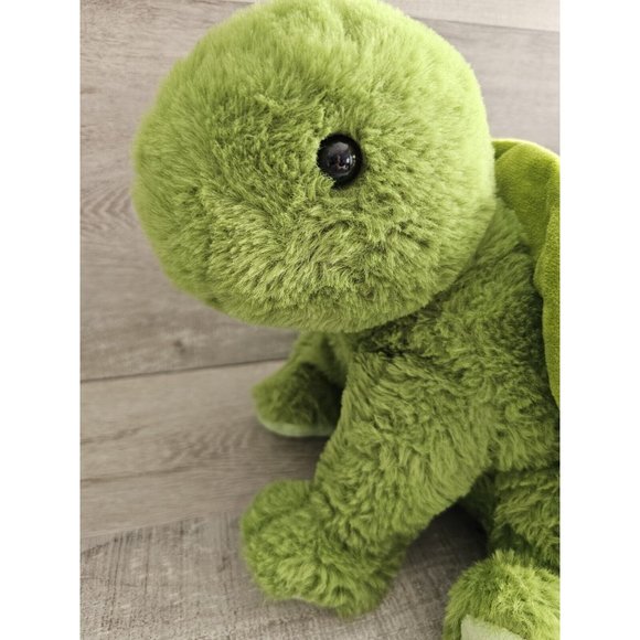 Noah Ark Animal Workshop Tellie The Turtle Green Plush Sitting Stuffed Toy 8" - Picture 2 of 10